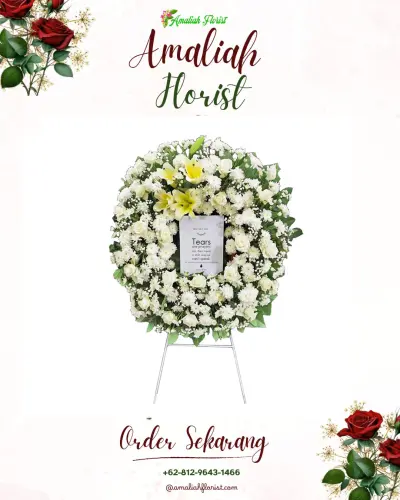 Krans Bunga Duka Cita di Tarantang