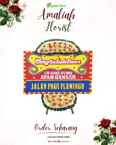 Bunga Papan Congratulation di Tarantang